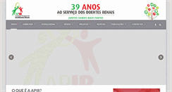 Desktop Screenshot of apir.org.pt