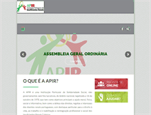 Tablet Screenshot of apir.org.pt